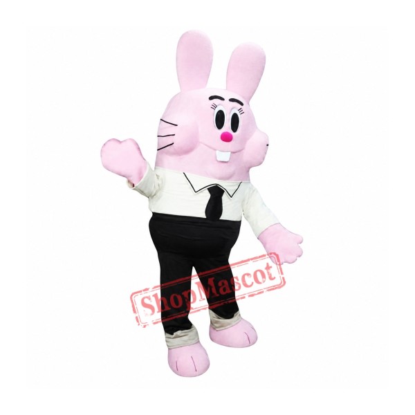 Pink Bunny Mascot Costume Adult Character Costume Pink Bunny Mascot Costume Adult Character Costume