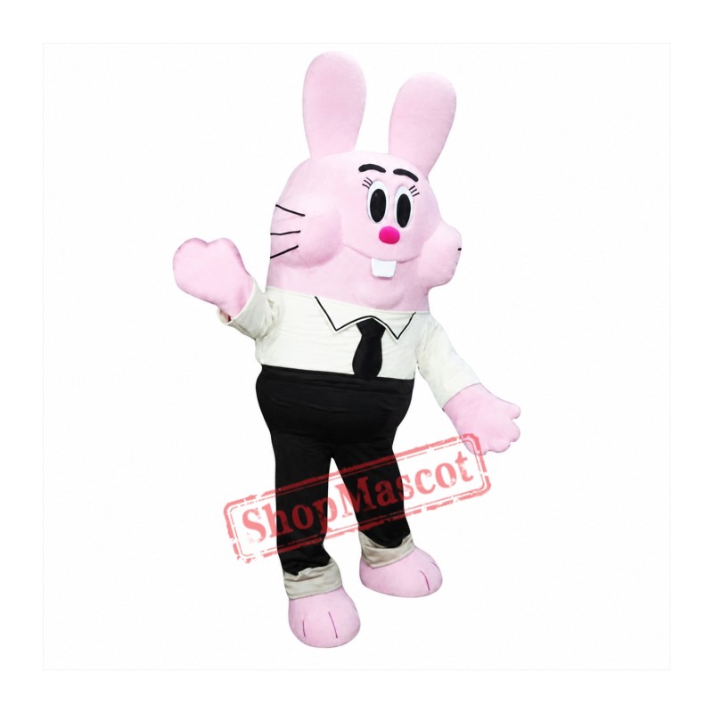Pink Bunny Mascot Costume Adult Character Costume Pink Bunny Mascot Costume Adult Character Costume