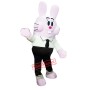Pink Bunny Mascot Costume Adult Character Costume