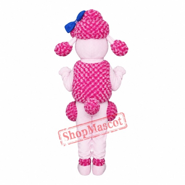 Pink French Poodle Mascot Costume Adult Costume Pink French Poodle Mascot Costume Adult Costume