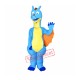 Blue Dragon Mascot Costume Adult Costume