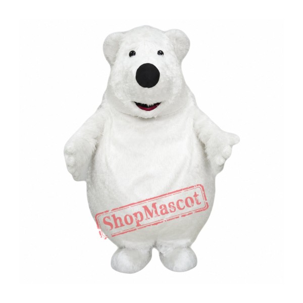 Giant Big Fat Polar Bear Mascot Costume Giant Big Fat Polar Bear Mascot Costume