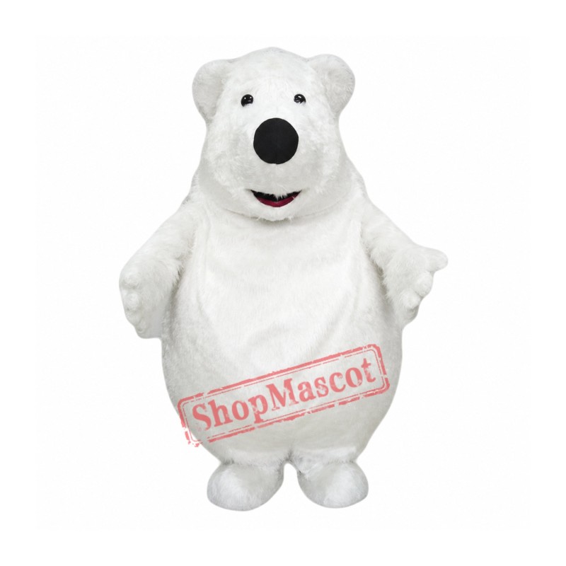 Giant Big Fat Polar Bear Mascot Costume Giant Big Fat Polar Bear Mascot Costume