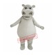 Big Fat Grey Hippo Mascot Costume Big Fat Grey Hippo Mascot Costume