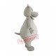 Big Fat Grey Hippo Mascot Costume Big Fat Grey Hippo Mascot Costume