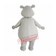 Big Fat Grey Hippo Mascot Costume Big Fat Grey Hippo Mascot Costume