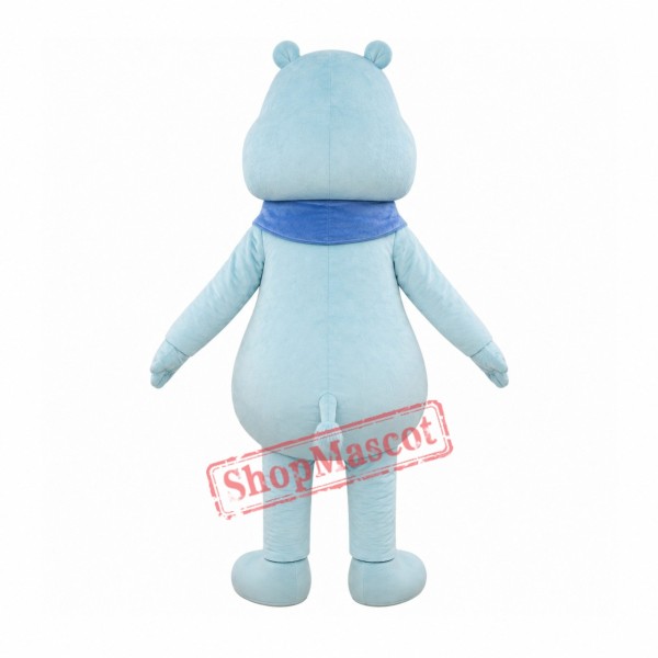 Light Blue Hippo Mascot Costume Light Blue Hippo Mascot Costume