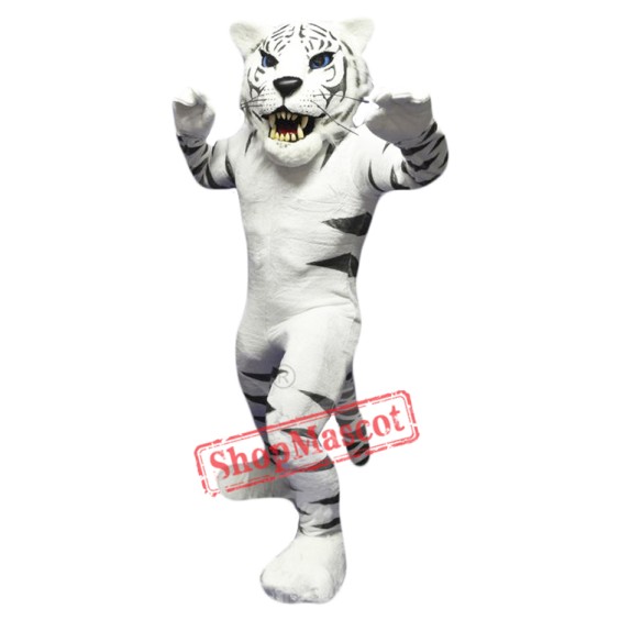 White Tiger Mascot Costume Free Shipping