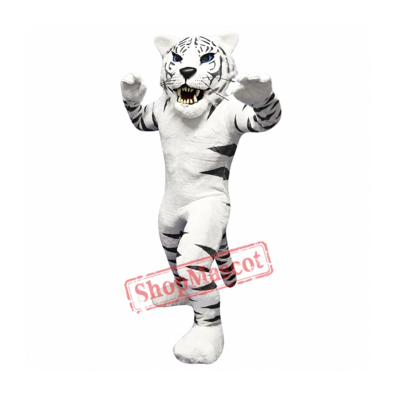 White Tiger Mascot Costume Free Shipping