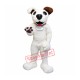Cute White Dog Mascot Costume