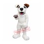 Cute White Dog Mascot Costume