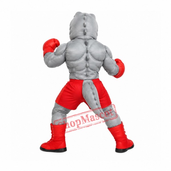 Power Shark Mascot Costume Power Shark Mascot Costume