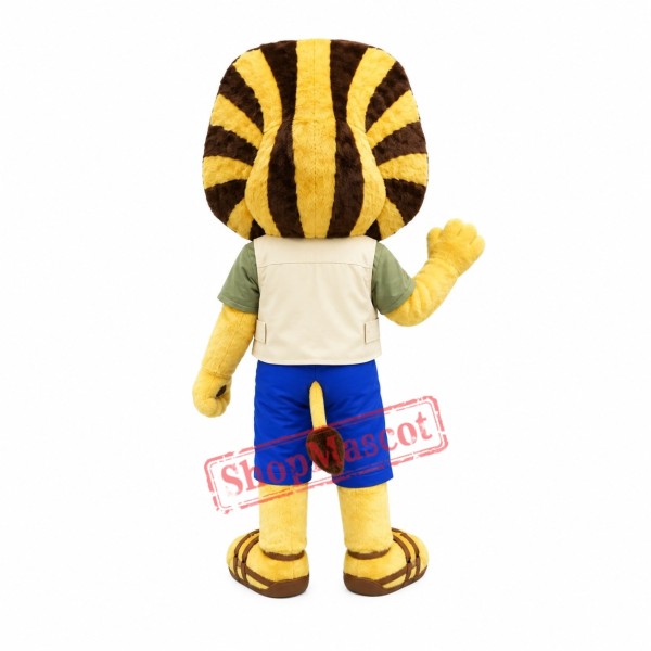 Folly Lion Mascot Costume