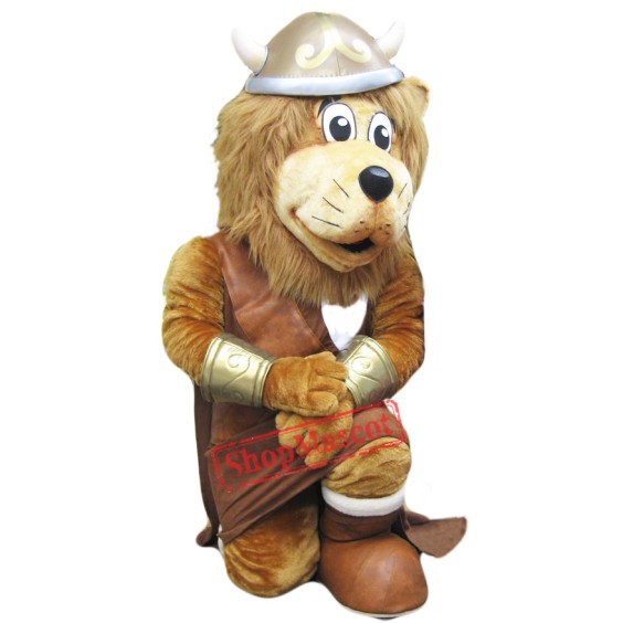 Viking Lion Mascot Costume