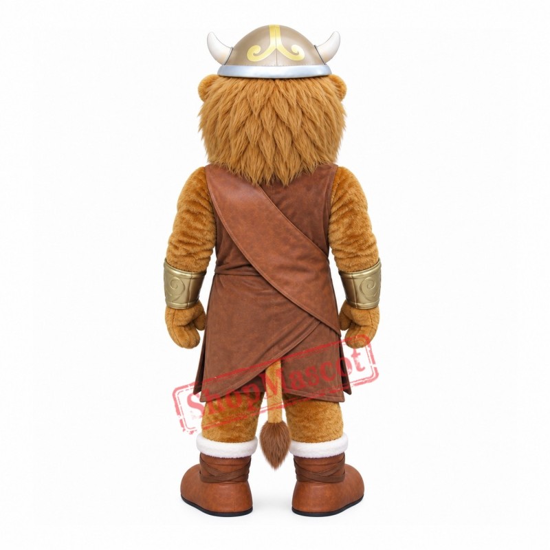 Viking Lion Mascot Costume Viking Lion Mascot Costume