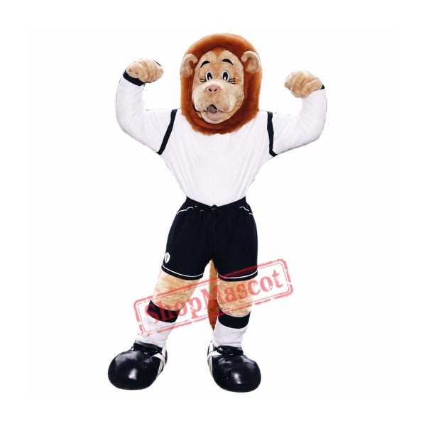 Lofty Lion Mascot Costume Lofty Lion Mascot Costume
