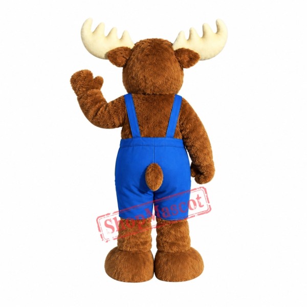 Cute Moose Mascot Costume Cute Moose Mascot Costume