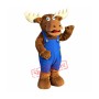 Cute Moose Mascot Costume