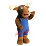 Cute Moose Mascot Costume