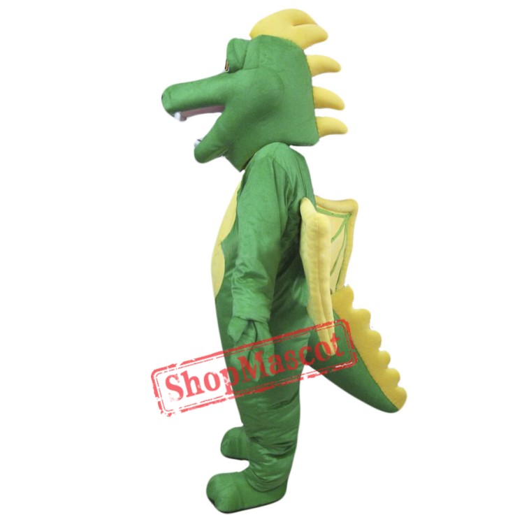 Adult Green Fly Dragon Mascot Costumes