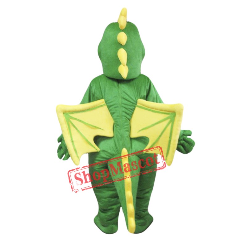 Adult Green Fly Dragon Mascot Costumes