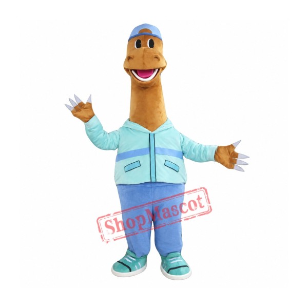 Happy Dinosaur Mascot Costume