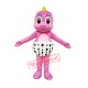 Pink Dinosaur Mascot Costume Pink Dinosaur Mascot Costume