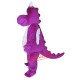 Purple Adult Dragon Mascot Costume