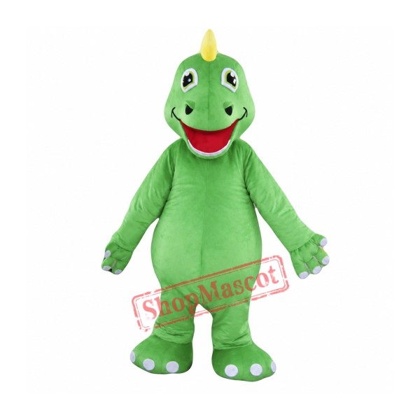 Green Adult Dinosaur Mascot Costumes