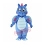 Cute Blue Dragon Mascot Costume