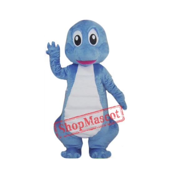 Blue Dinosaurs Mascot Costume