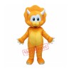 Orange Dinosaur Mascot Costume