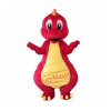 Red Dinosaur Mascot Costume