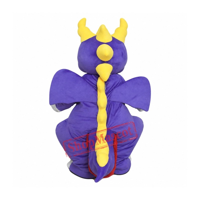 Purple Dragon Mascot Costume for Adults Purple Dragon Mascot Costume for Adults
