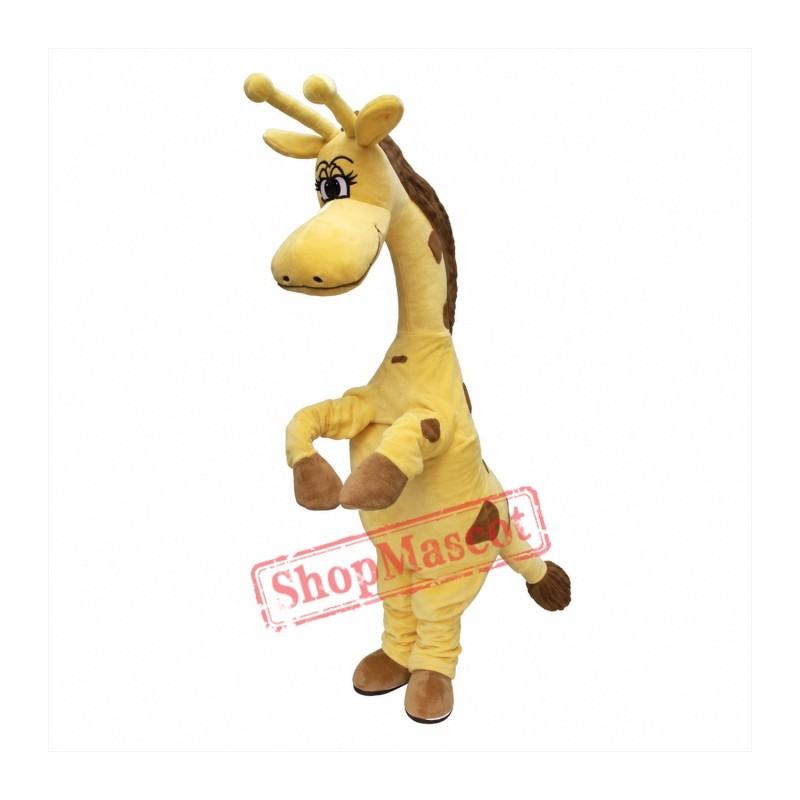 Cartoon Animal Giraffe Mascot Costume Cartoon Animal Giraffe Mascot Costume
