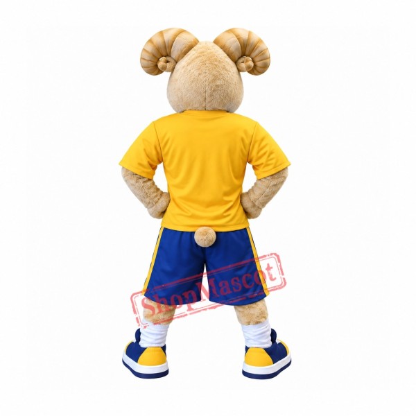 Cute Sport Ram Mascot Costume Cute Sport Ram Mascot Costume