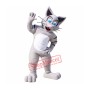 Cute Gray Cat Mascot Costume