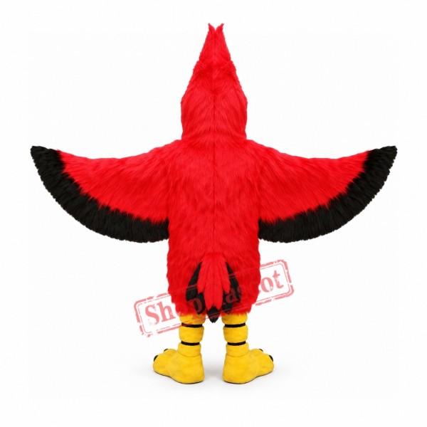 All Red Cardinal Mascot Costume All Red Cardinal Mascot Costume