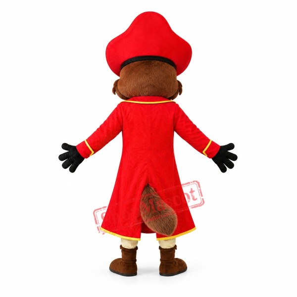 Pirate Squirrel Mascot Costume Pirate Squirrel Mascot Costume