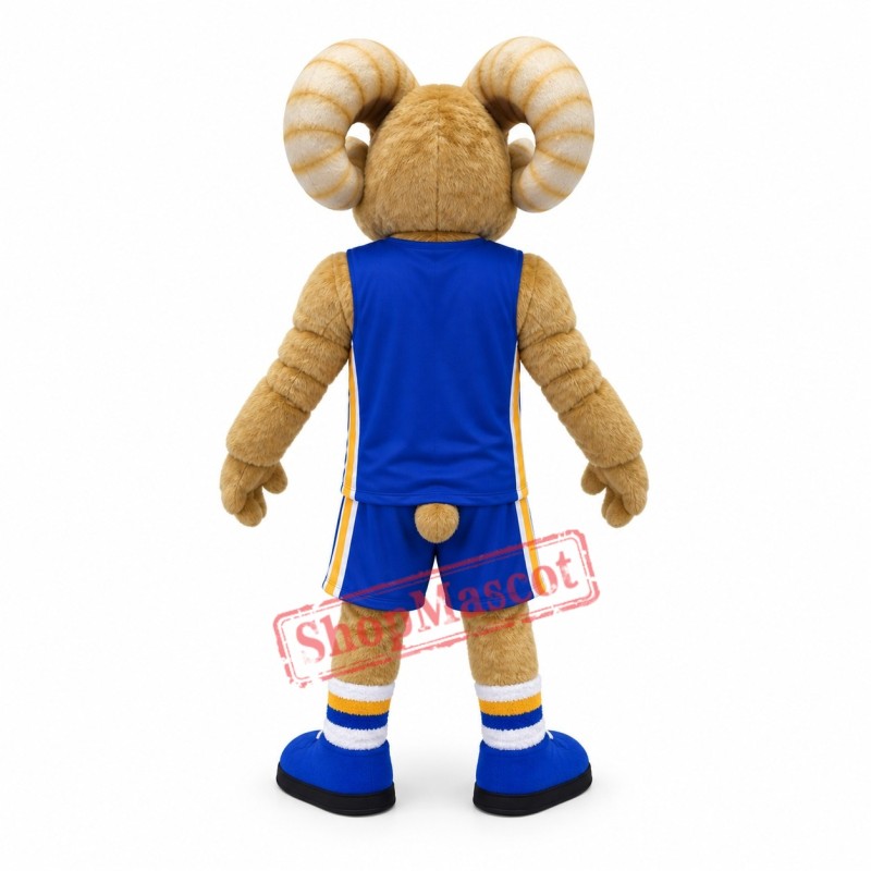 Power Sport Rams Mascot Costume Power Sport Rams Mascot Costume