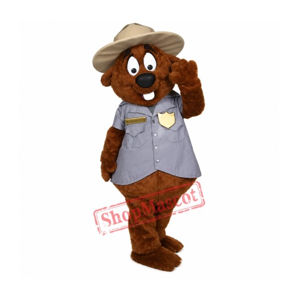 Police Beaver Mascot Costume