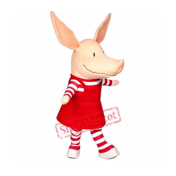 Olivia Pig Mascot Costume