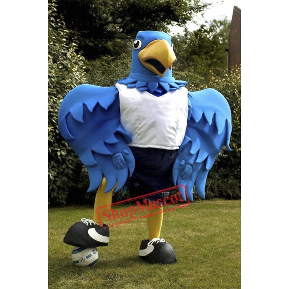 Big Blue Bird Mascot Costume