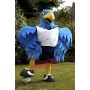 Big Blue Bird Mascot Costume
