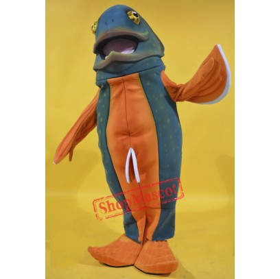 Brook Trout Fish Mascot Costume