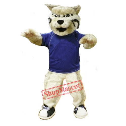 Power Bobcat Mascot Costume