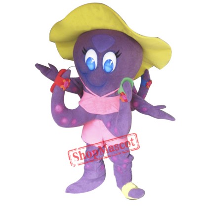 High Quality Octopus Mascot Costume