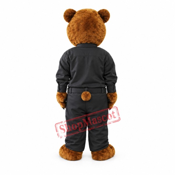 Cree Nation Police Bear Mascot Costume Cree Nation Police Bear Mascot Costume