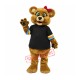 Cute Female Brown Bear Mascot Costume Cute Female Brown Bear Mascot Costume