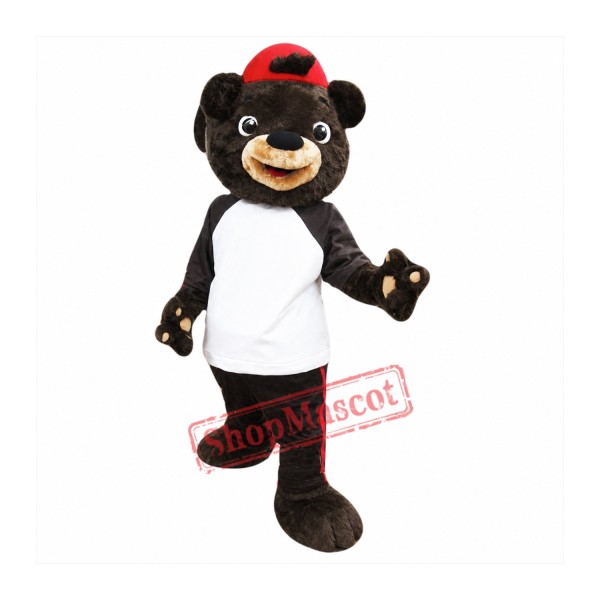 Chocolate Bear Mascot Costume Chocolate Bear Mascot Costume